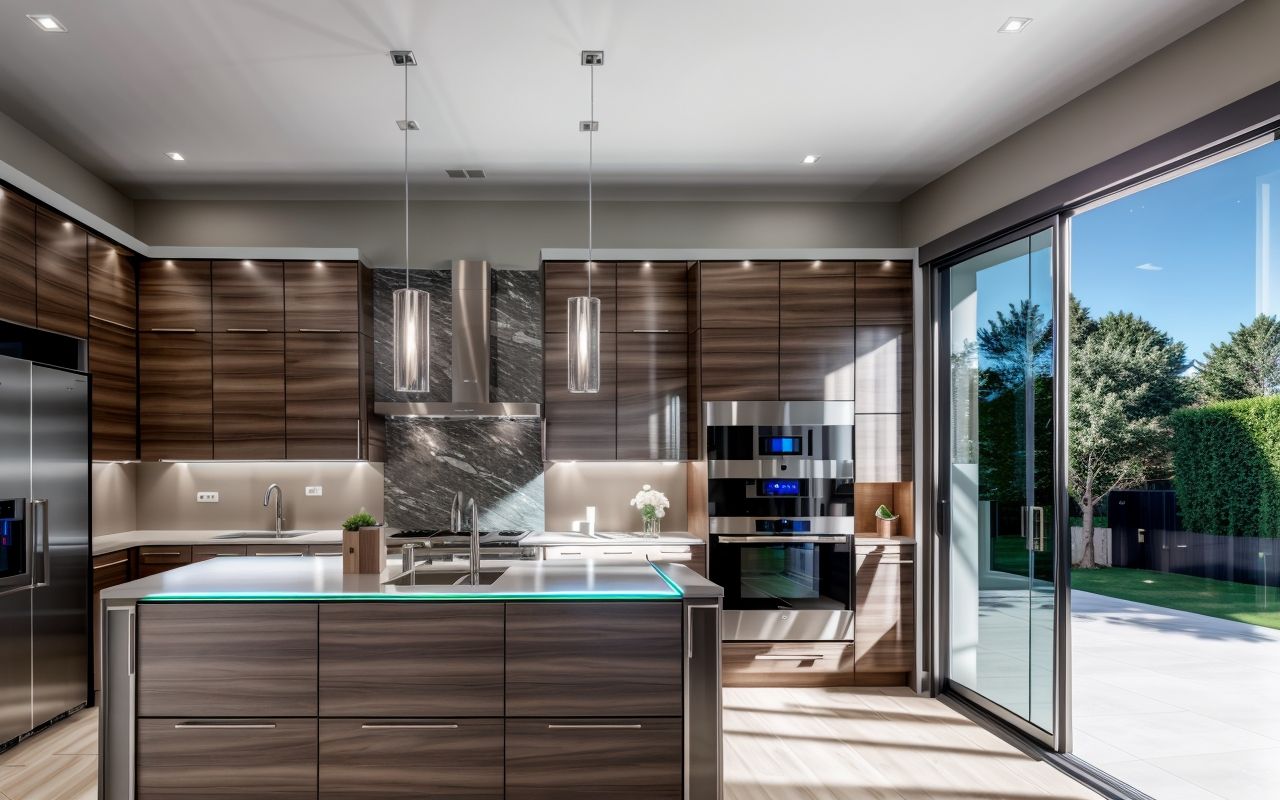 Тумбы с сенсорным экраном управления: интеграция умного дома